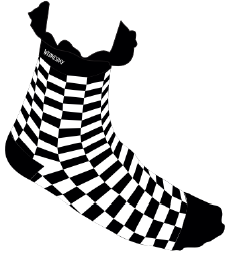 Netflix - Mercredi - Chaussettes à carreaux - flash vidéo