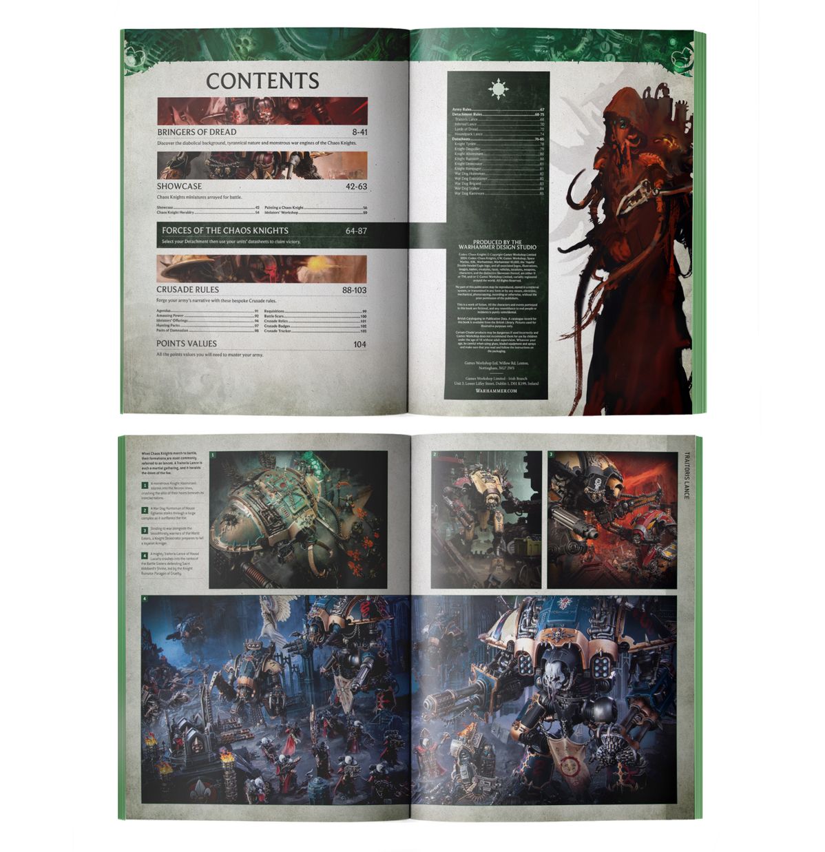 Codex: Chaos Knights (Collector's Edition) (Anglais)