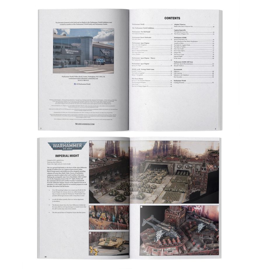 Warhammer World: Nottingham – UK: Book of Dioramas – Fifth Edition (Anglais)