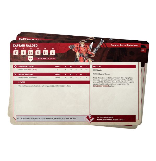 DATASHEET CARDS: ADEPTA SORORITAS (ENG) - flash vidéo