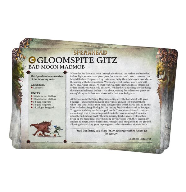 Faction Pack: Gloomspite Gitz (Anglais) - flash vidéo