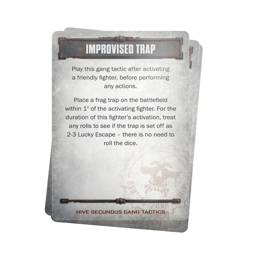 NECROMUNDA: HIVE SECUNDUS TACTICS CARDS - flash vidéo