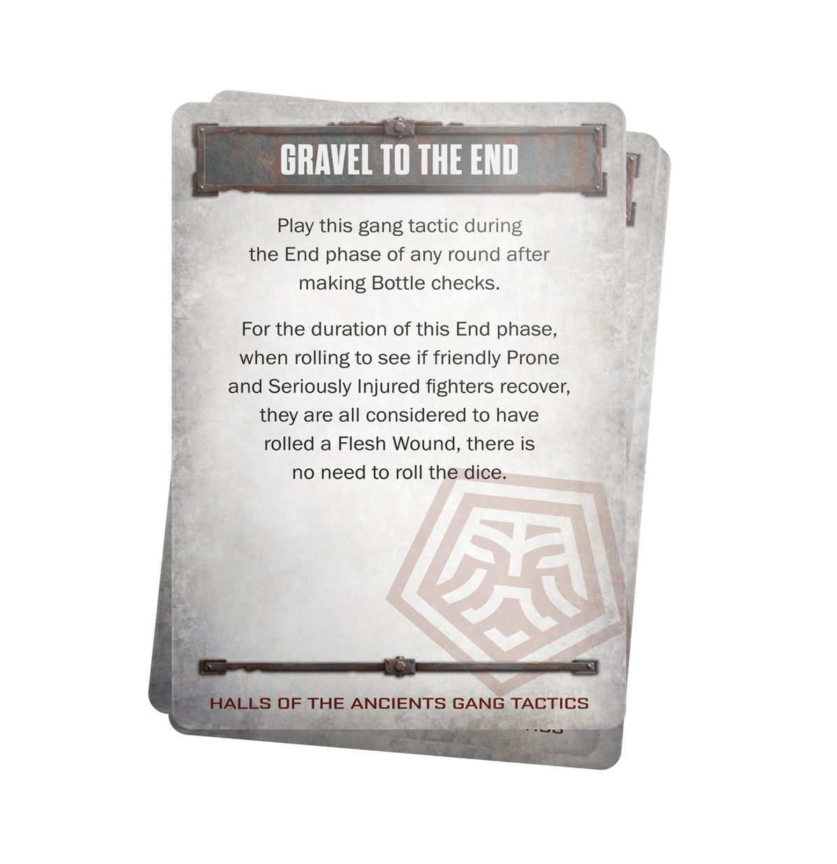 Halls of the Ancients Gang Tactics Cards (Anglais) - flash vidéo