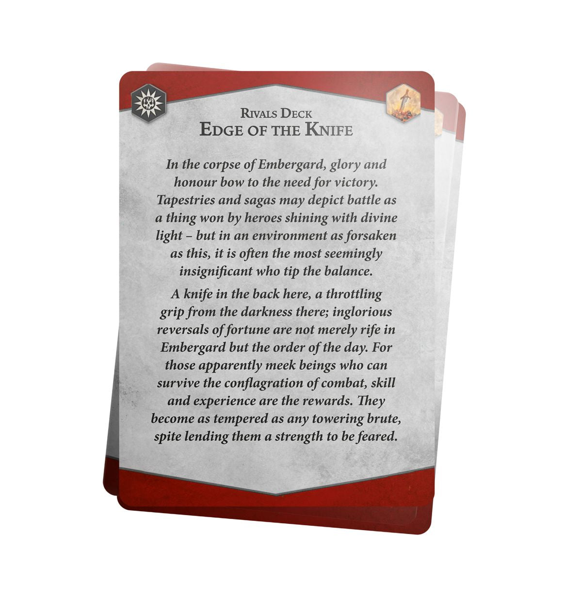Edge of the Knife Rivals Deck (Anglais) - flash vidéo