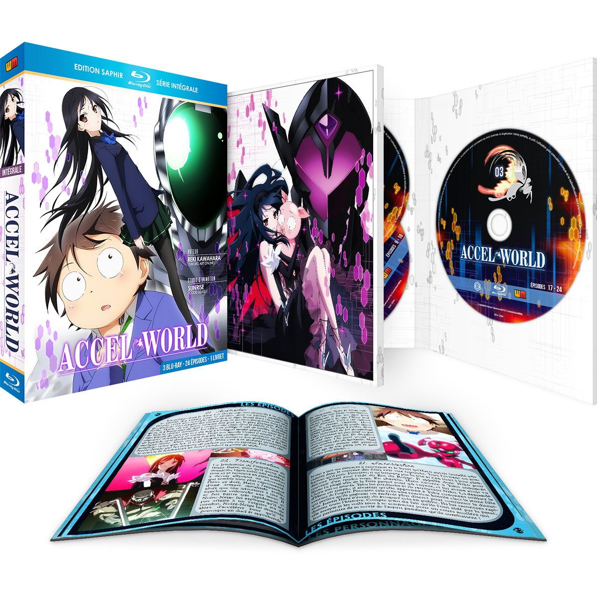 Accel World - Intégrale - Coffret Blu-ray + Livret - Edition Saphir