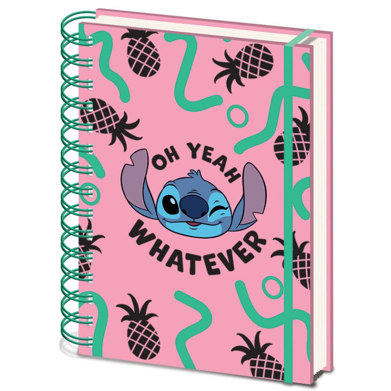 Disney - Lilo et Stitch - Carnet de notes A5 "Oh Yeah Whatever"