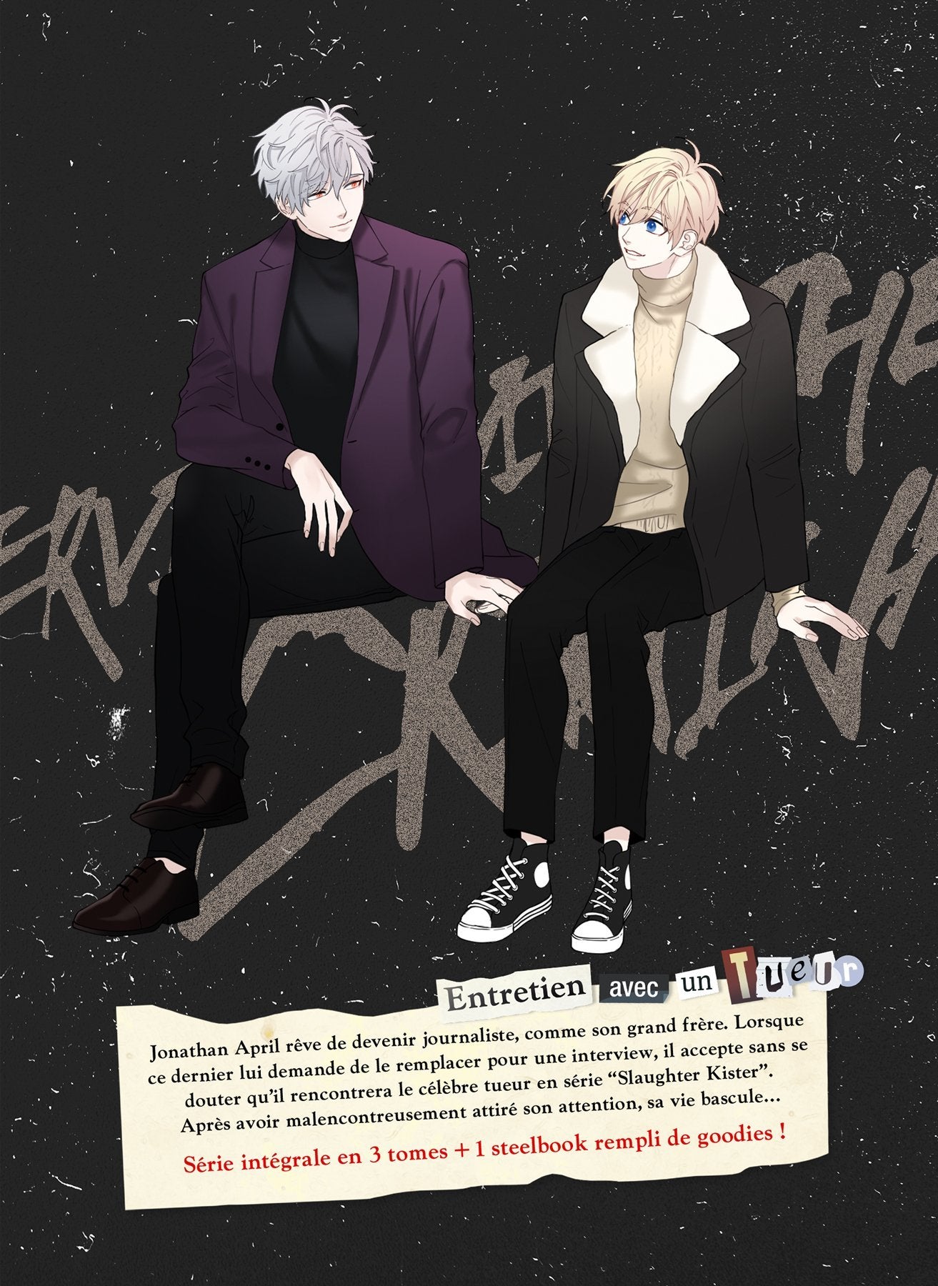 Entretien avec un tueur - Coffret Intégrale collector limitée et numérotée - Tomes 1 à 3 - Webtoon Yaoi