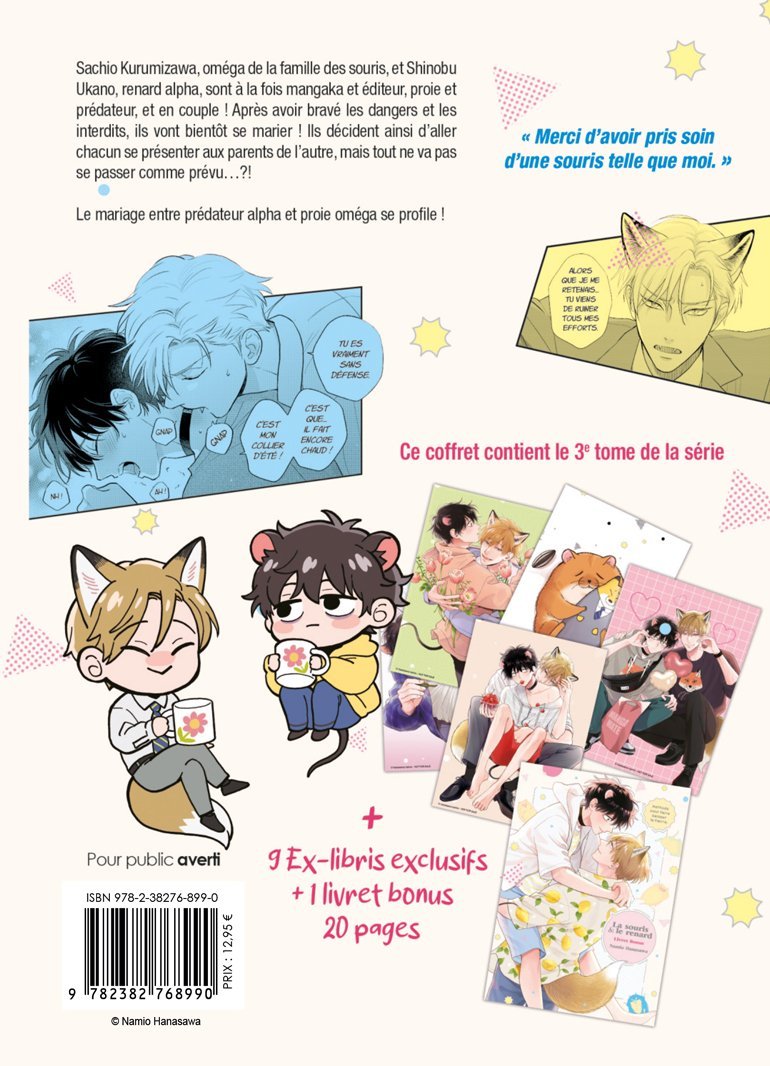 La souris et le renard - Tome 03 - Collector - Livre (Manga) - Yaoi - Hana Book