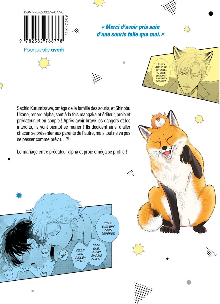 La souris et le renard - Tome 03 - Livre (Manga) - Yaoi - Hana Book