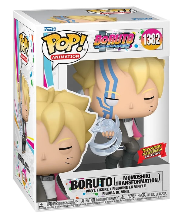 Funko Pop! Animation: Boruto: Naruto Next Generations - Boruto (Momoshiki Transformation) - Toystop Exclusive