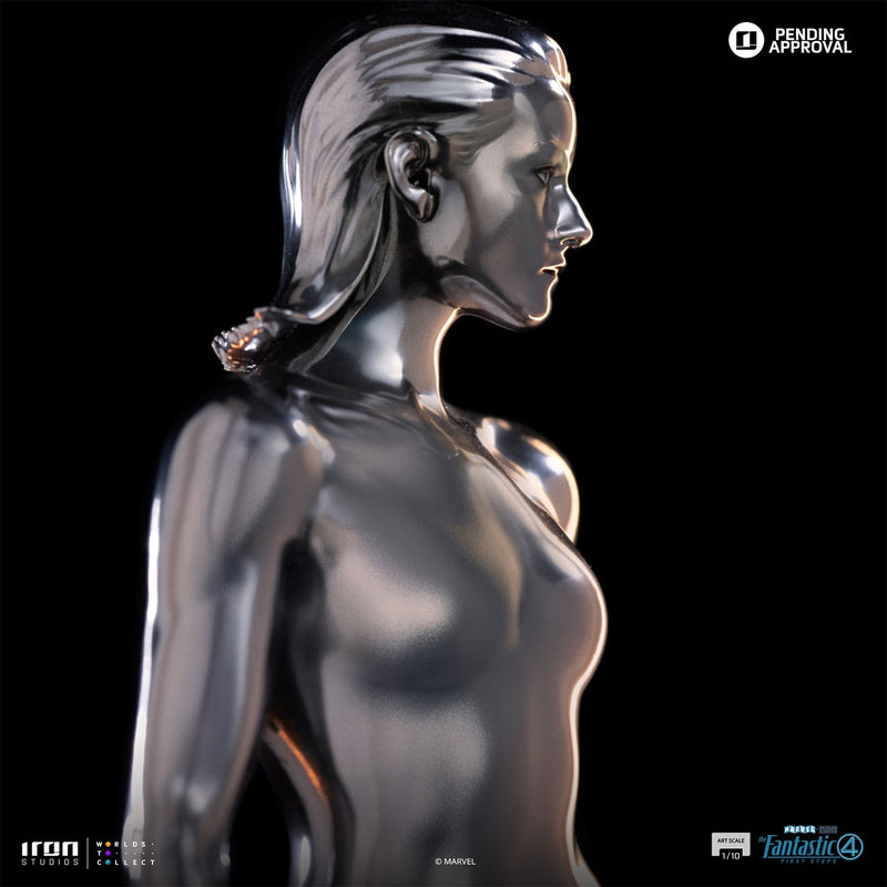 Iron Studios - Art Scale 1/10 - Marvel - The Fantastic Four: First Steps - Silver Surfer Statue 26cm