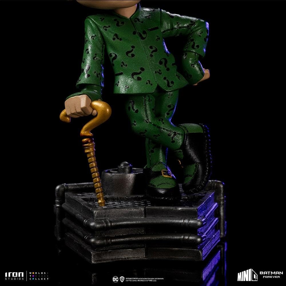 Iron Studios - MiniCo - DC Comics - Batman Forever - Riddler Statue 15cm - flash vidéo