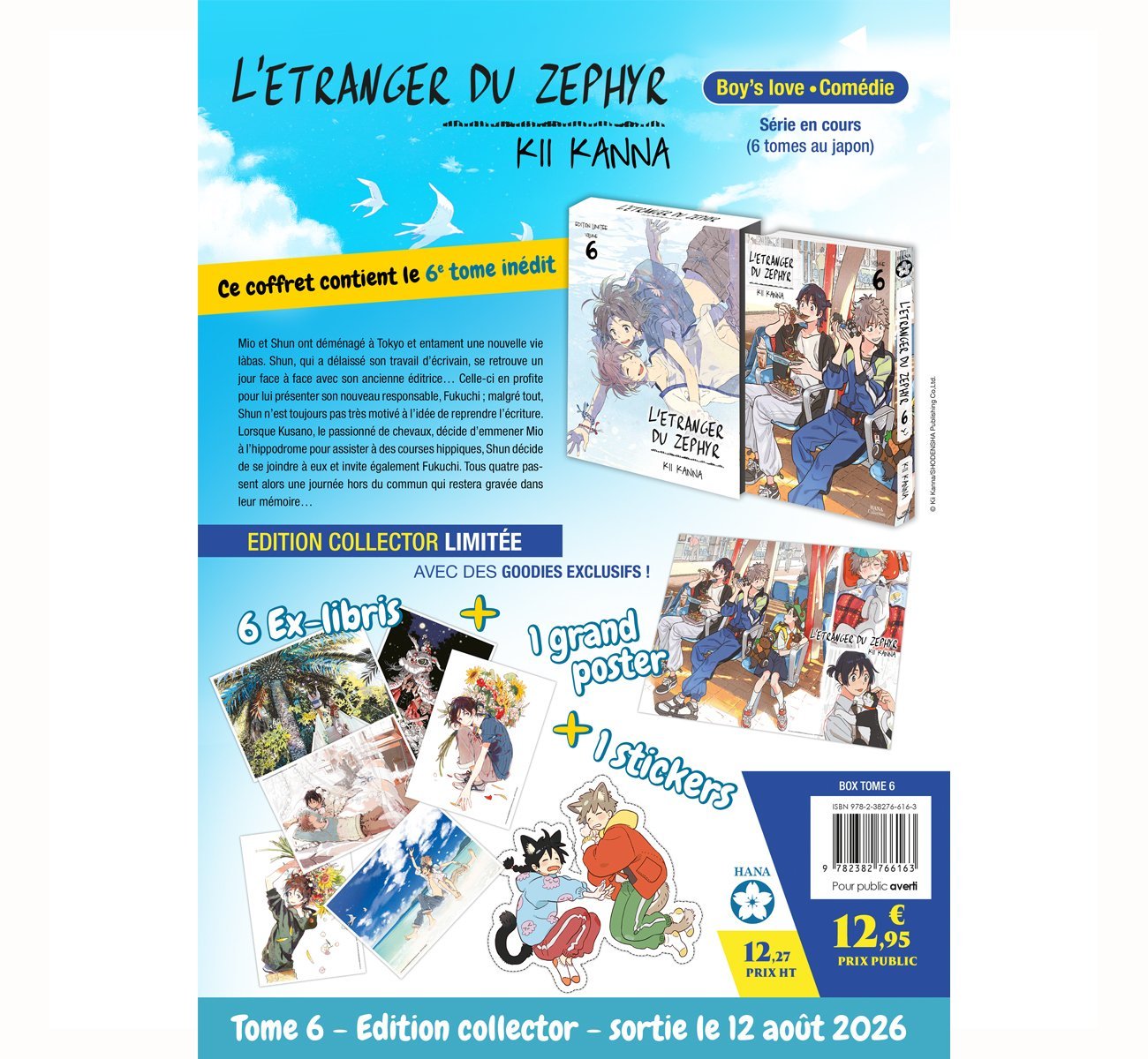 L'étranger du Zephyr - Tome 06 - Edition limitée - Livre (Manga) - Yaoi - Hana Collection