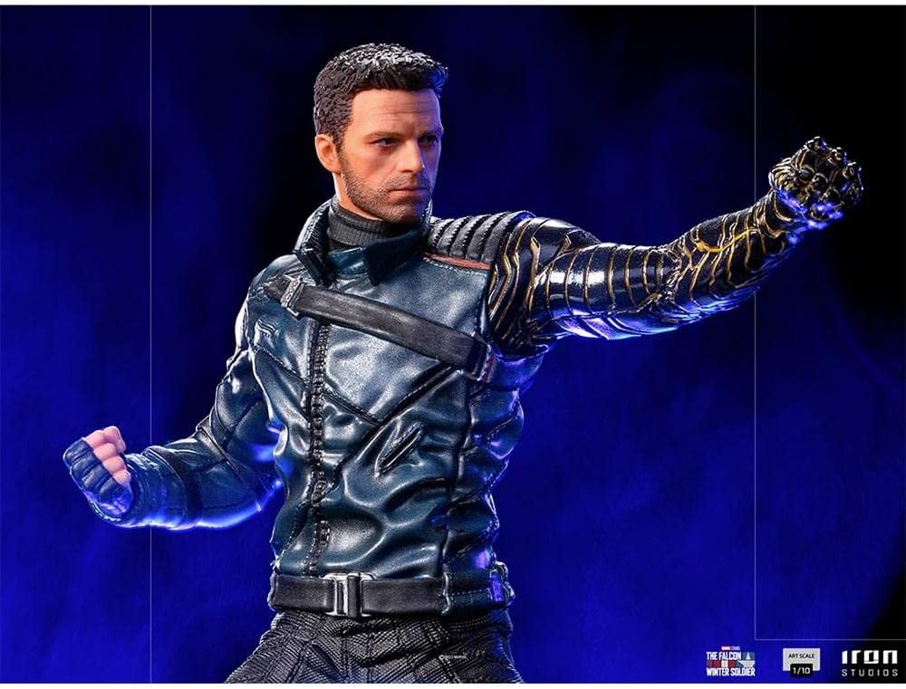 Iron Studios - BDS Arts Scale 1/10 - Marvel - The Falcon and the Winter Soldier - Bucky Barnes Statue 22cm - flash vidéo