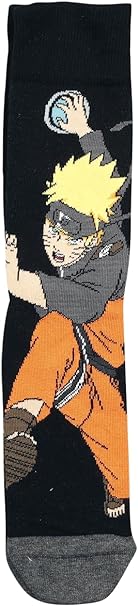 Naruto Shippuden - Pack de 3 paires de chaussettes pour homme Naruto (Taille 43-46) - flash vidéo