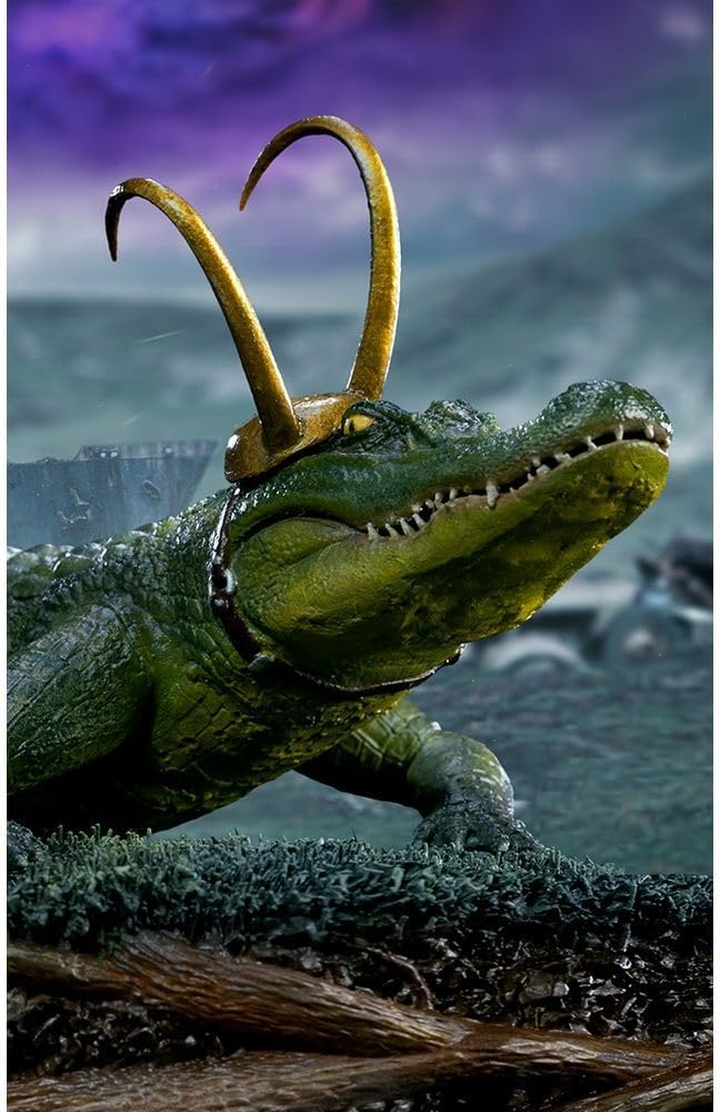 Iron Studios - Art Scale 1/10 - Loki - Alligator Loki Statue 15cm - flash vidéo