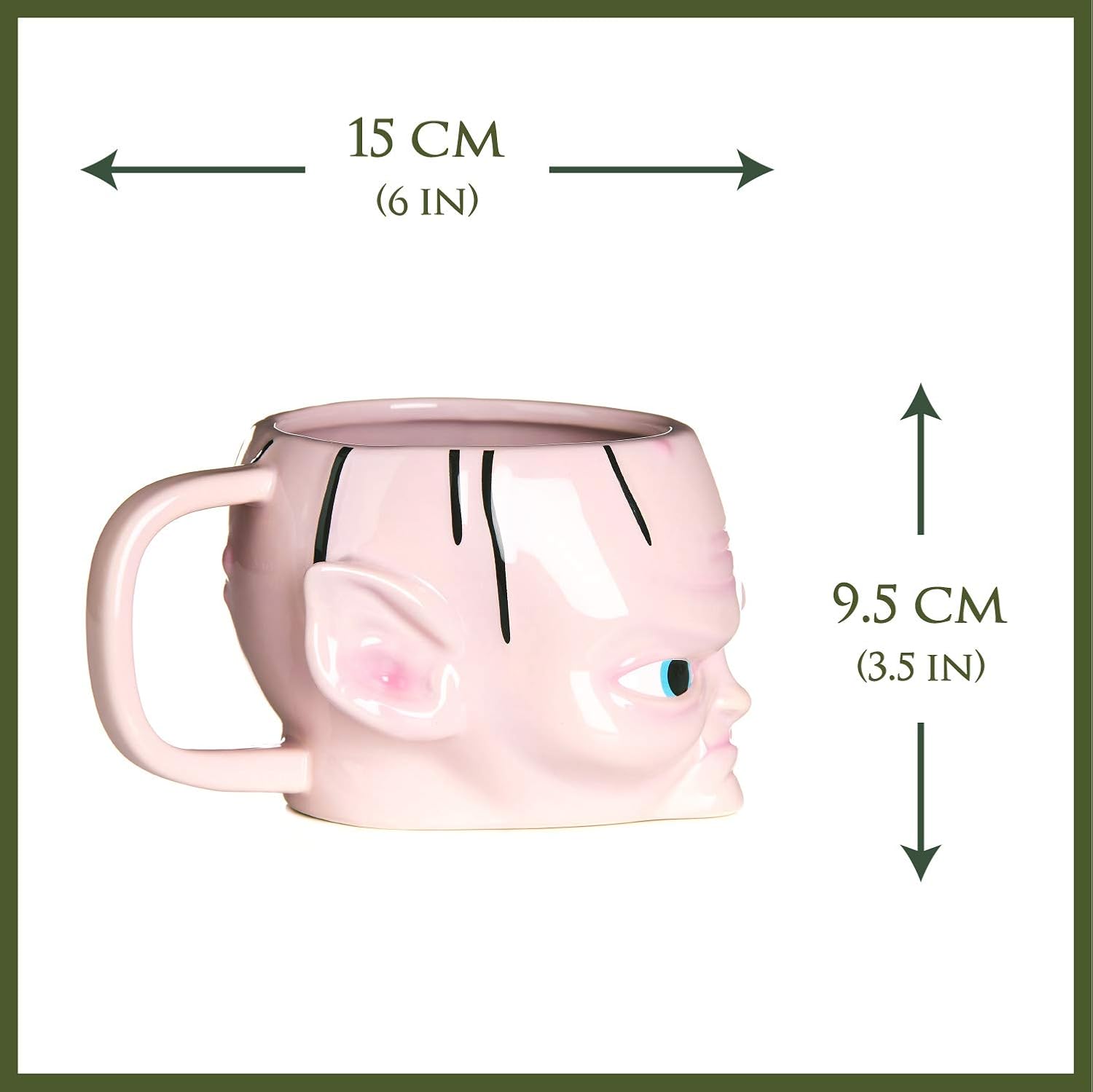 Le Seigneur des Anneaux - Mug 3D à l'effigie de Gollum - flash vidéo