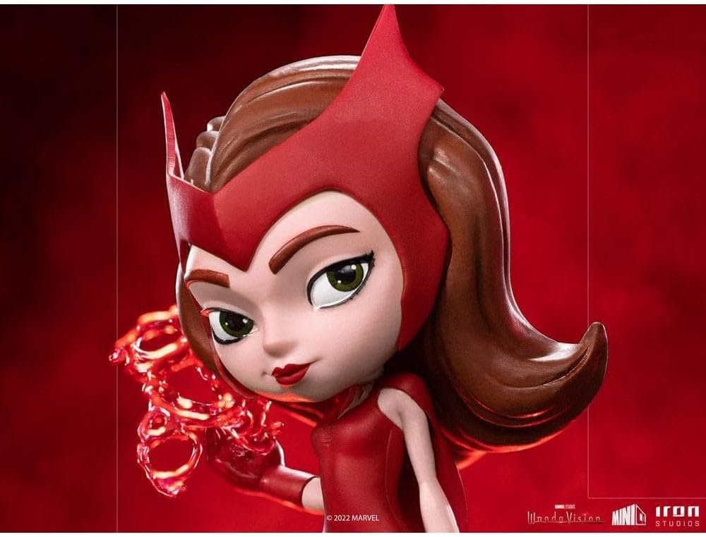 Iron Studios - MiniCo - Marvel - WandaVision - Wanda (Halloween Version) Statue 15cm - flash vidéo