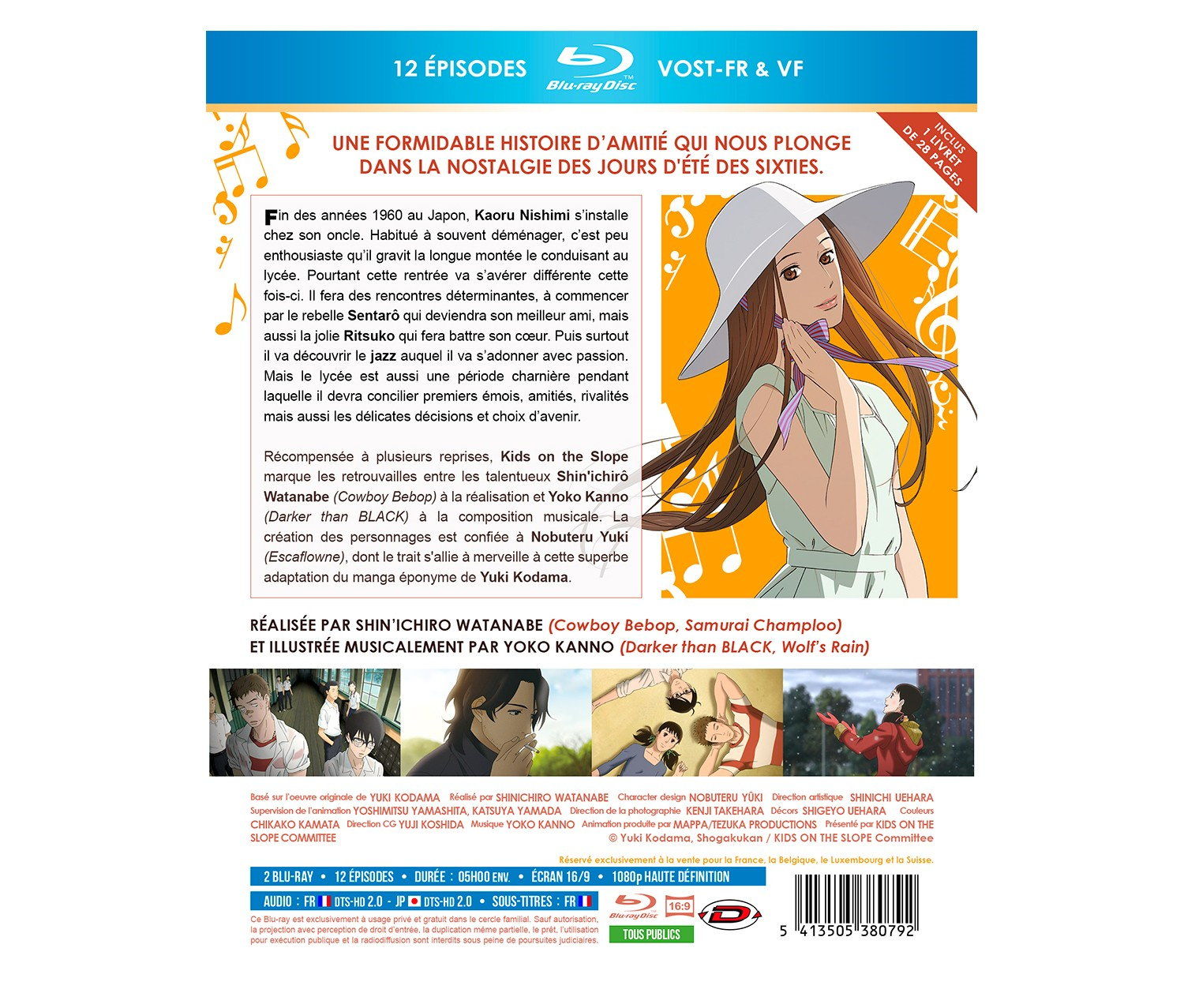 Kids on the Slope - Intégrale - Edition Saphir - Coffret Blu-ray + Livret
