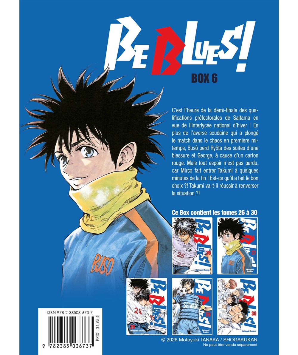 Be Blues! - Partie 6 (Tomes 26 à 30 ) - Coffret 5 mangas