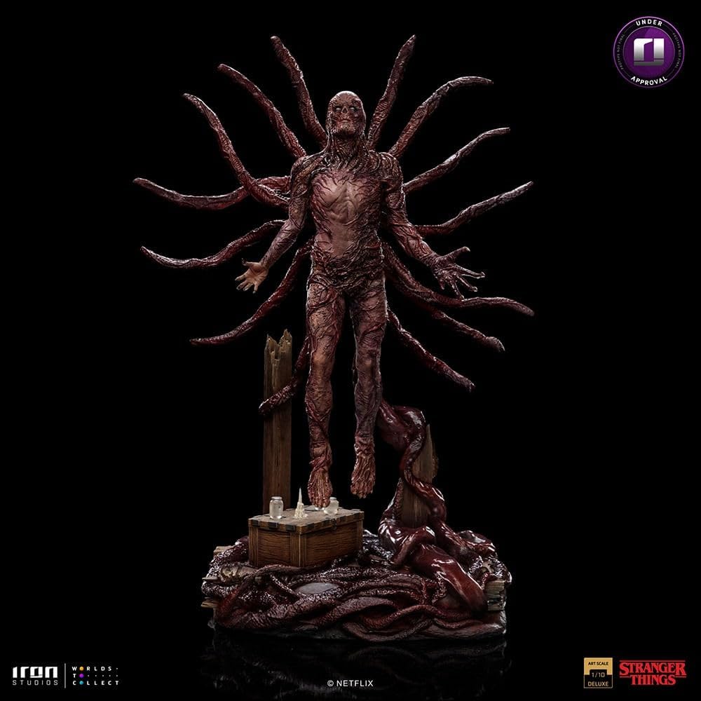 Iron Studios - Arts Scale 1/10 - Stranger Things - Vecna Statue 33cm - flash vidéo