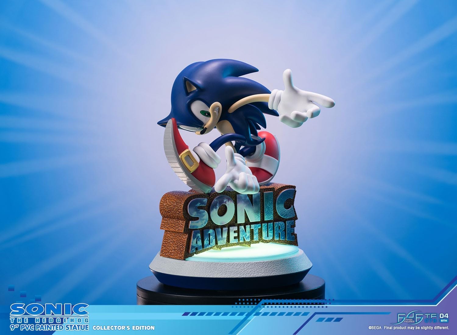 First 4 Figures - Sonic The Hedgehog - Sonic Adventure Statue Edition Collector 23cm