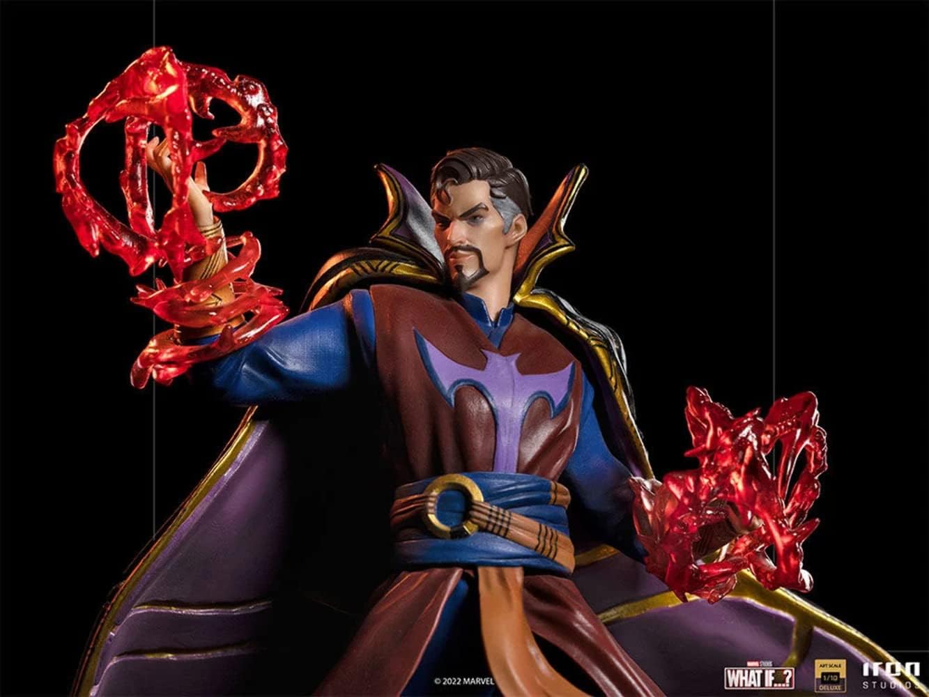 Iron Studios - Deluxe Arts Scale 1/10 - Marvel - What If...? - Doctor Strange Supreme Statue 27cm - flash vidéo