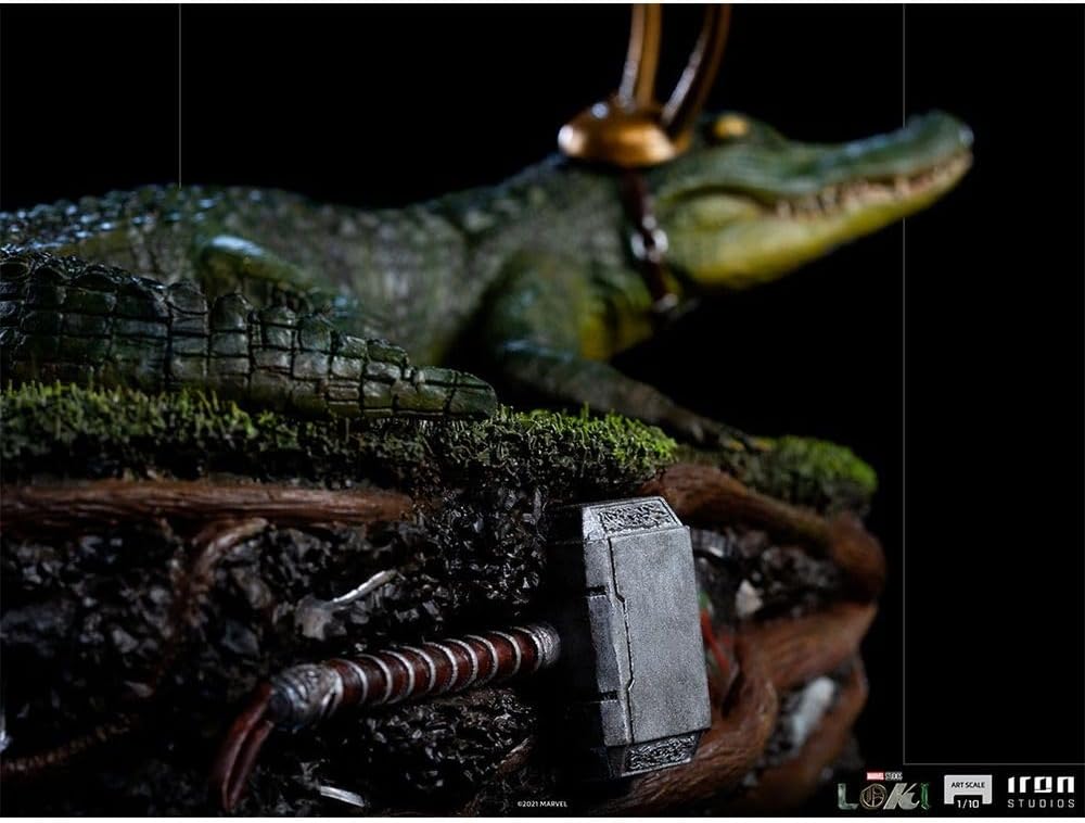 Iron Studios - Art Scale 1/10 - Loki - Alligator Loki Statue 15cm - flash vidéo