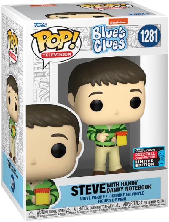 Funko Pop! TV: Blue's Clues - Steve with Handy Dandy Notebook - Convention Limited Edition - flash vidéo