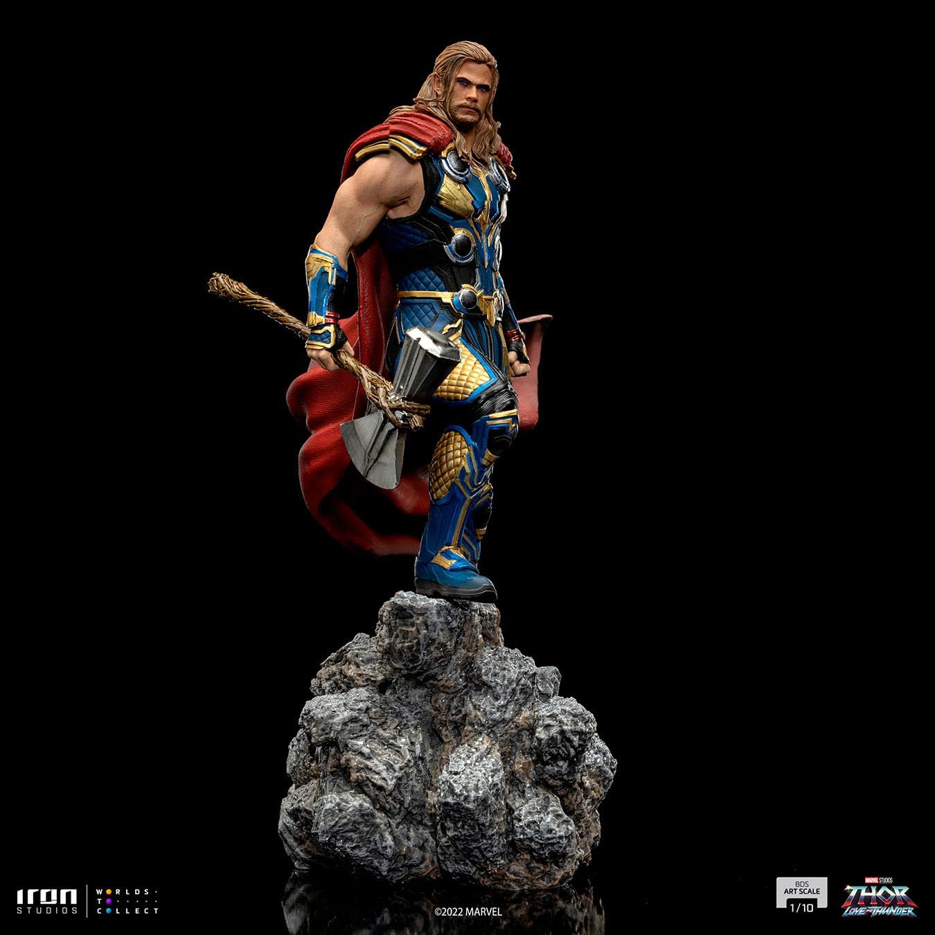 Iron Studios - BDS Arts Scale 1/10 - Marvel - Thor: Love and Thunder - Thor Statue 26cm - flash vidéo