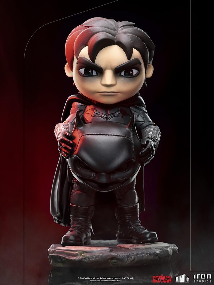 Iron Studios - MiniCo - DC Comics - The Batman (2022) - Batman (Unmasked Version) Statue 15cm - flash vidéo
