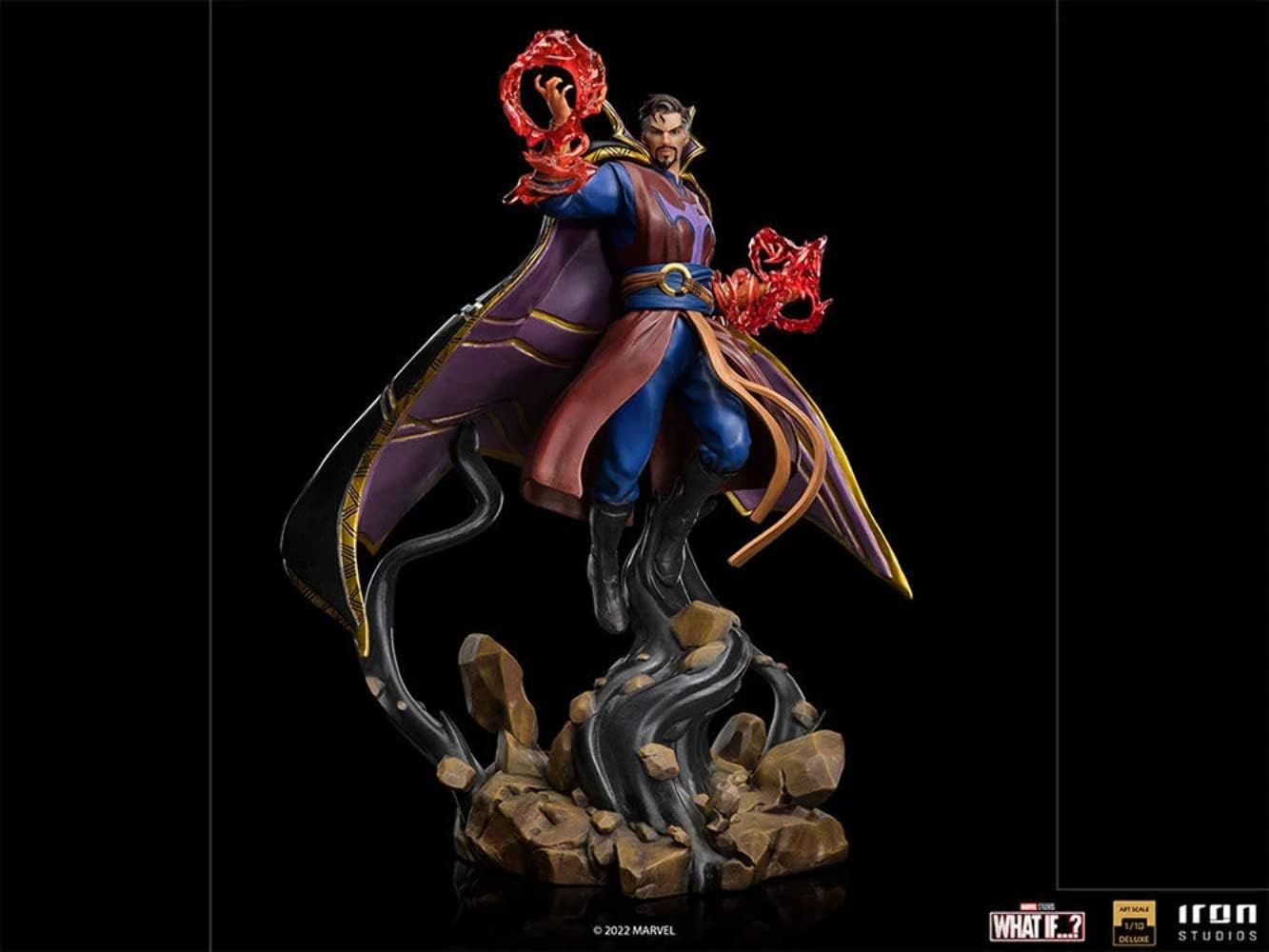 Iron Studios - Deluxe Arts Scale 1/10 - Marvel - What If...? - Doctor Strange Supreme Statue 27cm - flash vidéo