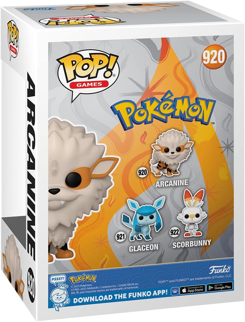 Funko Pop! Games: Pokémon - Arcanin - flash vidéo
