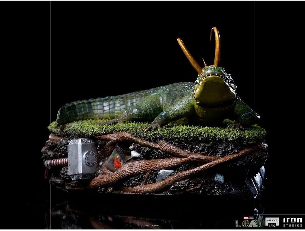 Iron Studios - Art Scale 1/10 - Loki - Alligator Loki Statue 15cm - flash vidéo