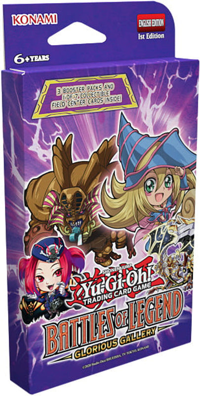 Yu-Gi-Oh! TCG - Battles of Legend: Glorious Gallery Booster 3-Pack (Cardboard Tuckbox) - Only for large retail