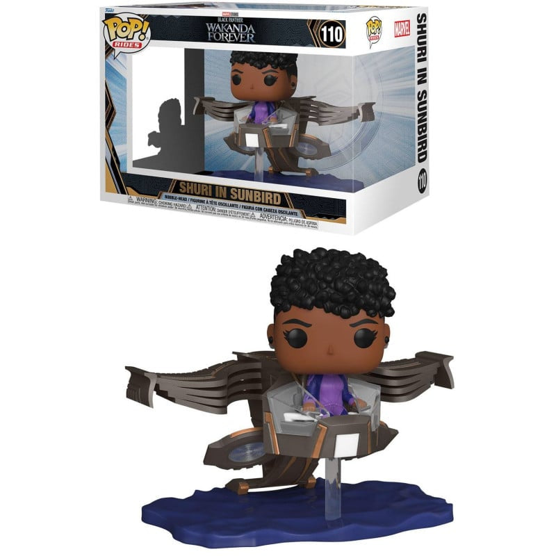 Funko Pop! Rides Super Deluxe: Black Panther: Wakanda Forever - Shuri in Sunbird ENG Merchandising