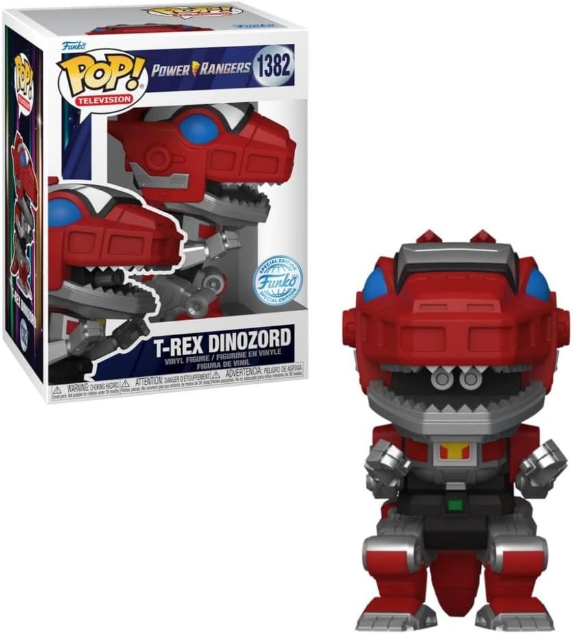 Funko Pop! TV: Power Rangers - T-Rex Dinozord - Special Edition - flash vidéo