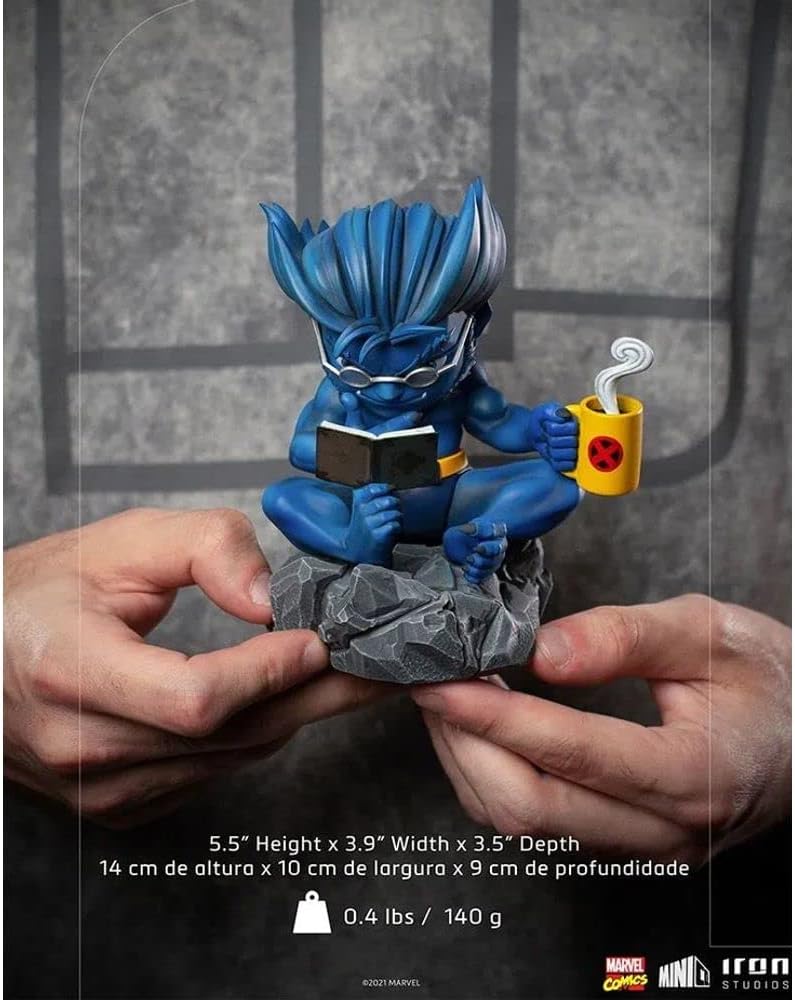Iron Studios - MiniCo - Marvel - X-Men - Beast Statue 15cm - flash vidéo