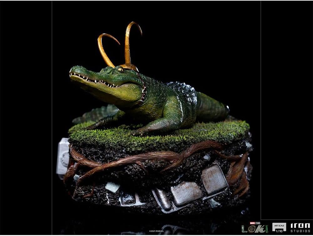 Iron Studios - Art Scale 1/10 - Loki - Alligator Loki Statue 15cm - flash vidéo
