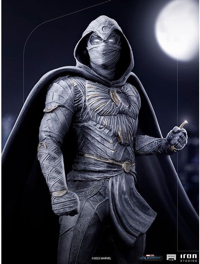 Iron Studios - Arts Scale 1/10 - Marvel - Moon Knight - Moon Knight Statue 30cm - flash vidéo