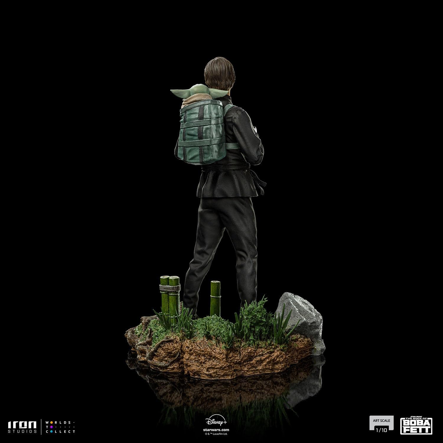 Iron Studios - Arts Scale 1/10 - Star Wars: Book of Boba Fett - Luke Skywalker and Grogu (Training Version) Statue 20cm - flash vidéo