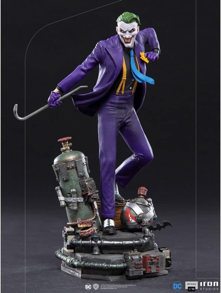 Iron Studios - Arts Scale 1/10 - DC Comics - The Joker Statue 23cm - flash vidéo