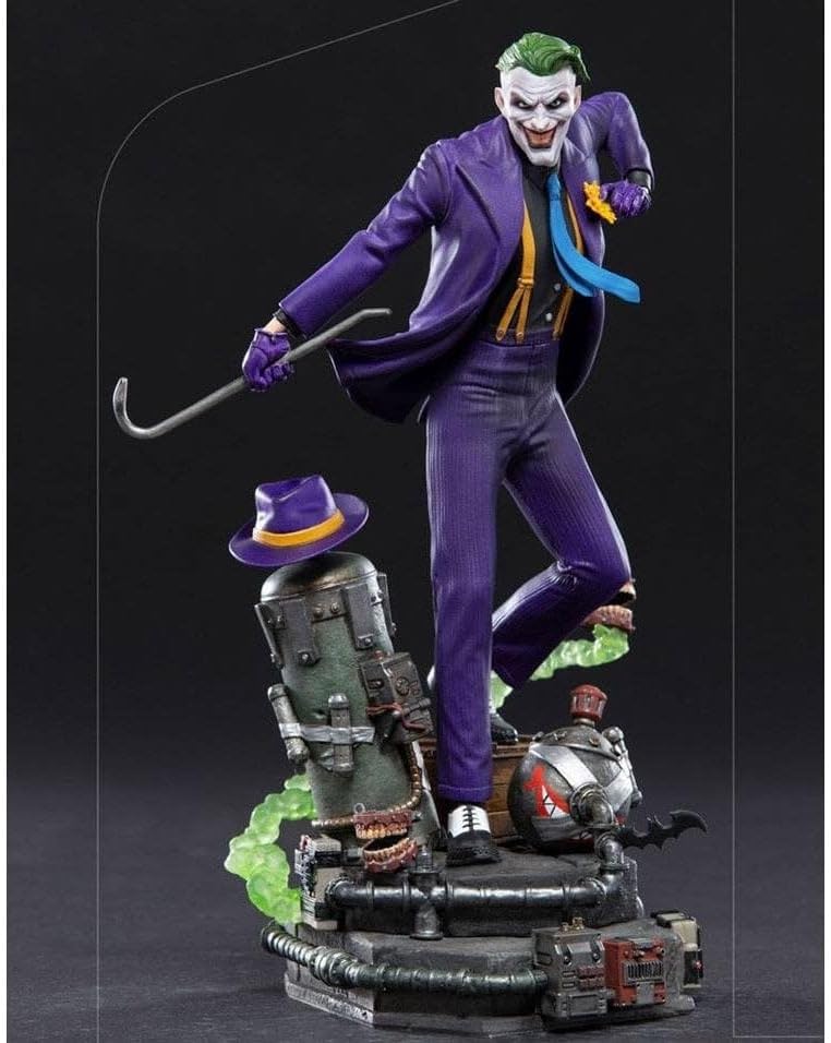 Iron Studios - Deluxe Arts Scale 1/10 - DC Comics - The Joker Statue 23cm - flash vidéo