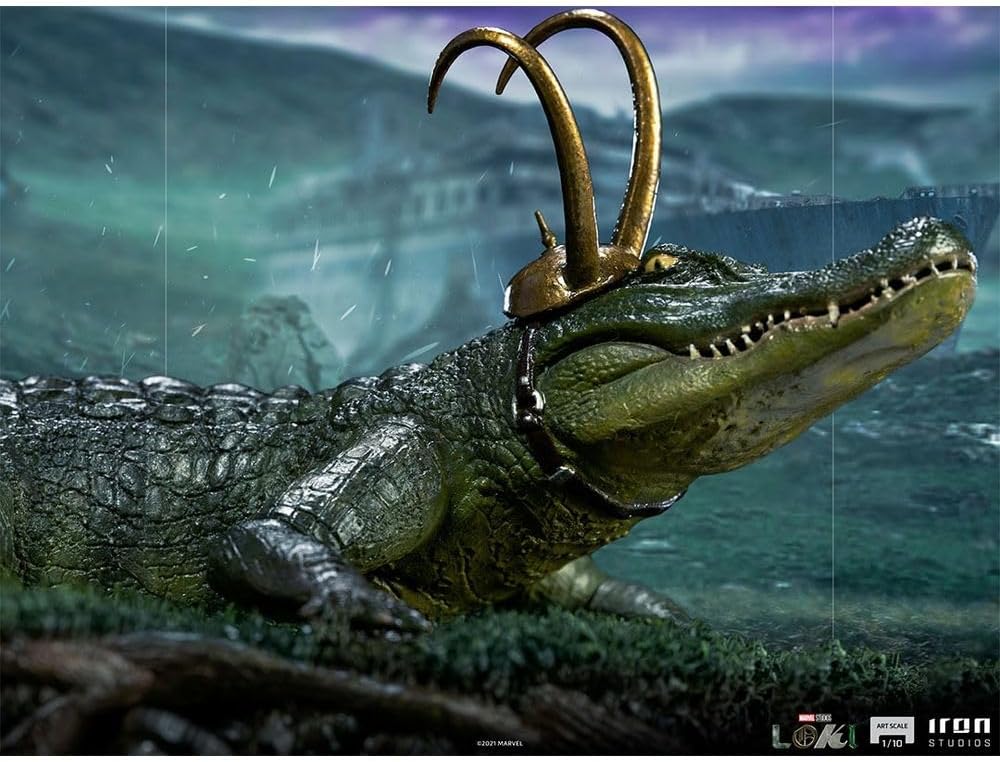 Iron Studios - Art Scale 1/10 - Loki - Alligator Loki Statue 15cm - flash vidéo