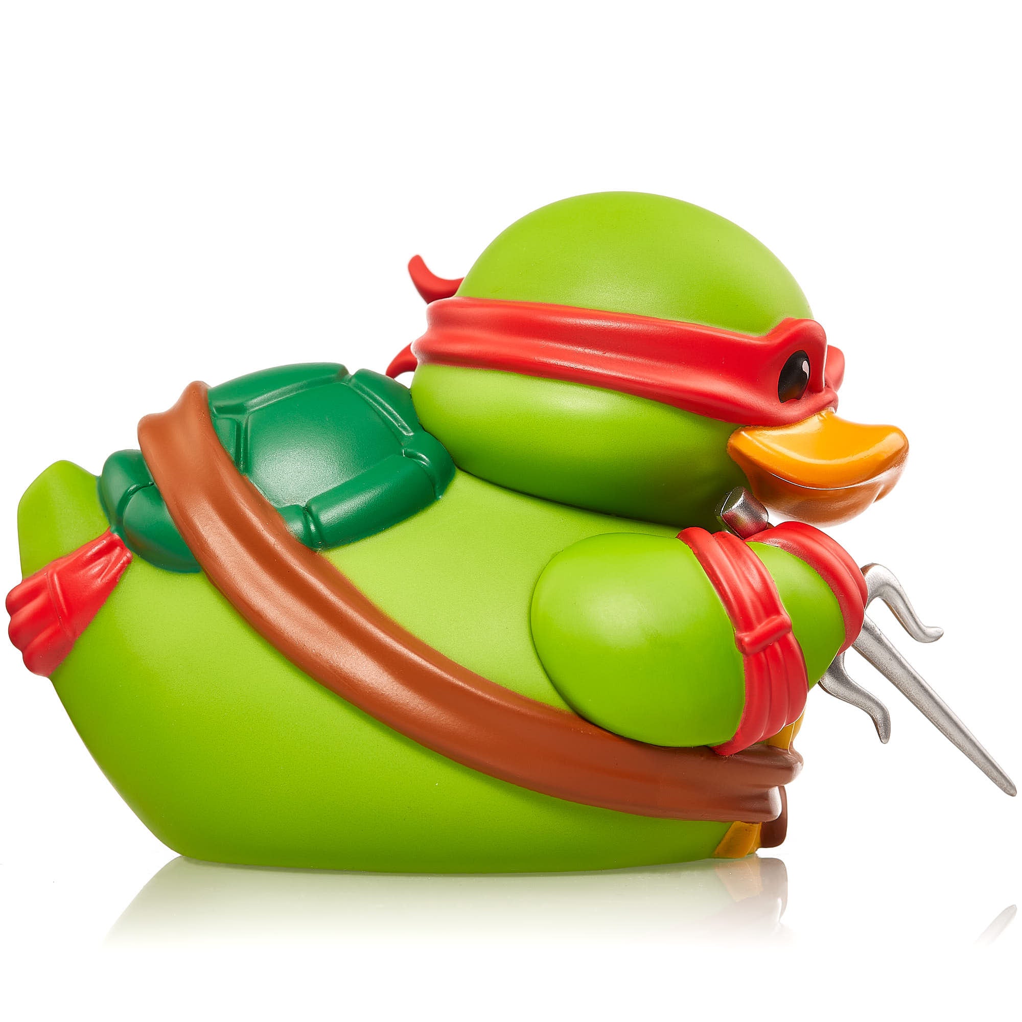 Numskull - Mini TUBBZ Canard de bain - Tortues Ninja - Raphael (Édition baignoire) - 8cm - flash vidéo
