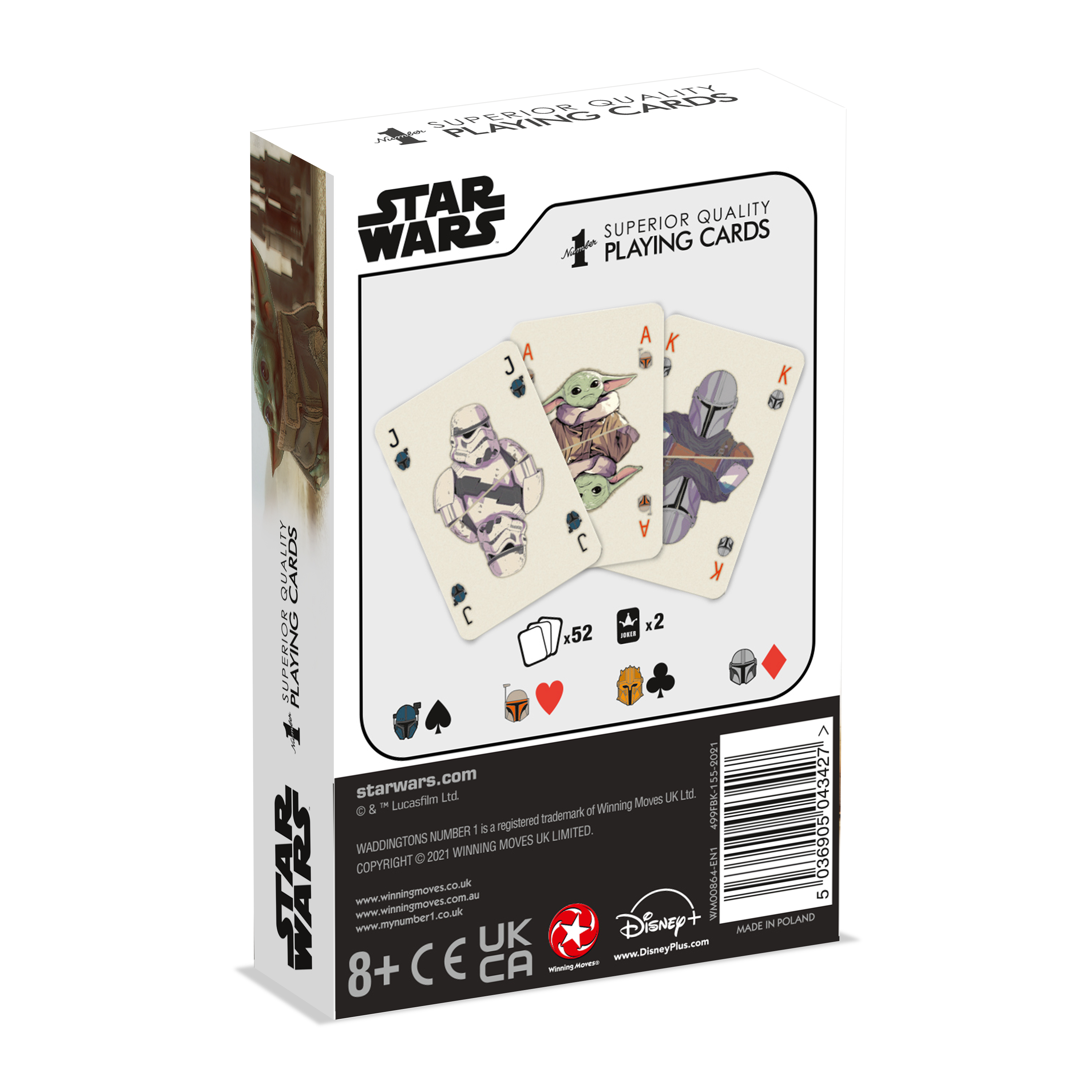 Jeu de 54 Cartes - Star Wars: The Mandalorian