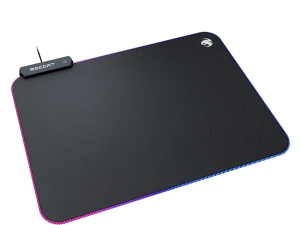 Roccat - Tapis de souris de jeu à illumination RGB Sense AIMO - flash vidéo