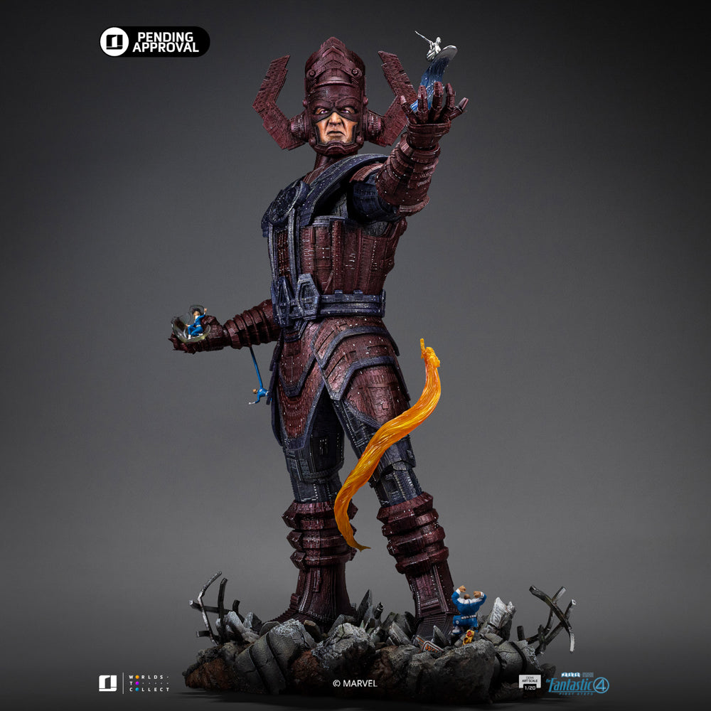 Iron Studios - Demi Art Scale 1/20 - Marvel - Les 4 Fantastiques : Premiers pas - Galactus Battle Diorama Statue 75cm