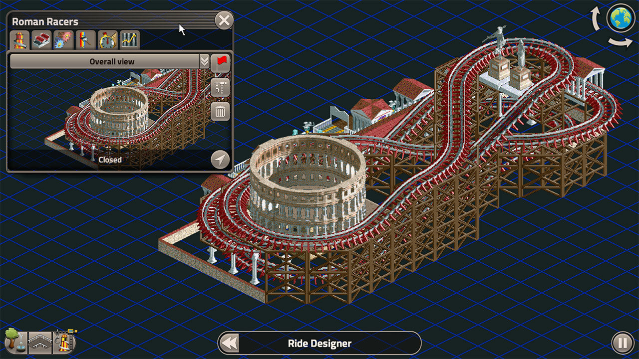 Rollercoaster Tycoon Classic - flash vidéo
