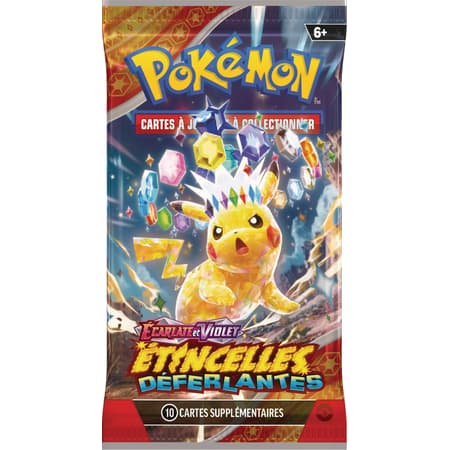 Pokémon JCC - Écarlate et Violet - Pack de Booster EV08 Étincelles Déferlantes (Display x36) - flash vidéo